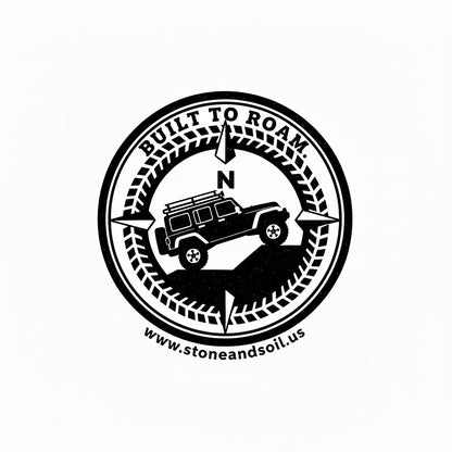 "Built to Roam" Trucker Hat - Stone and Soil