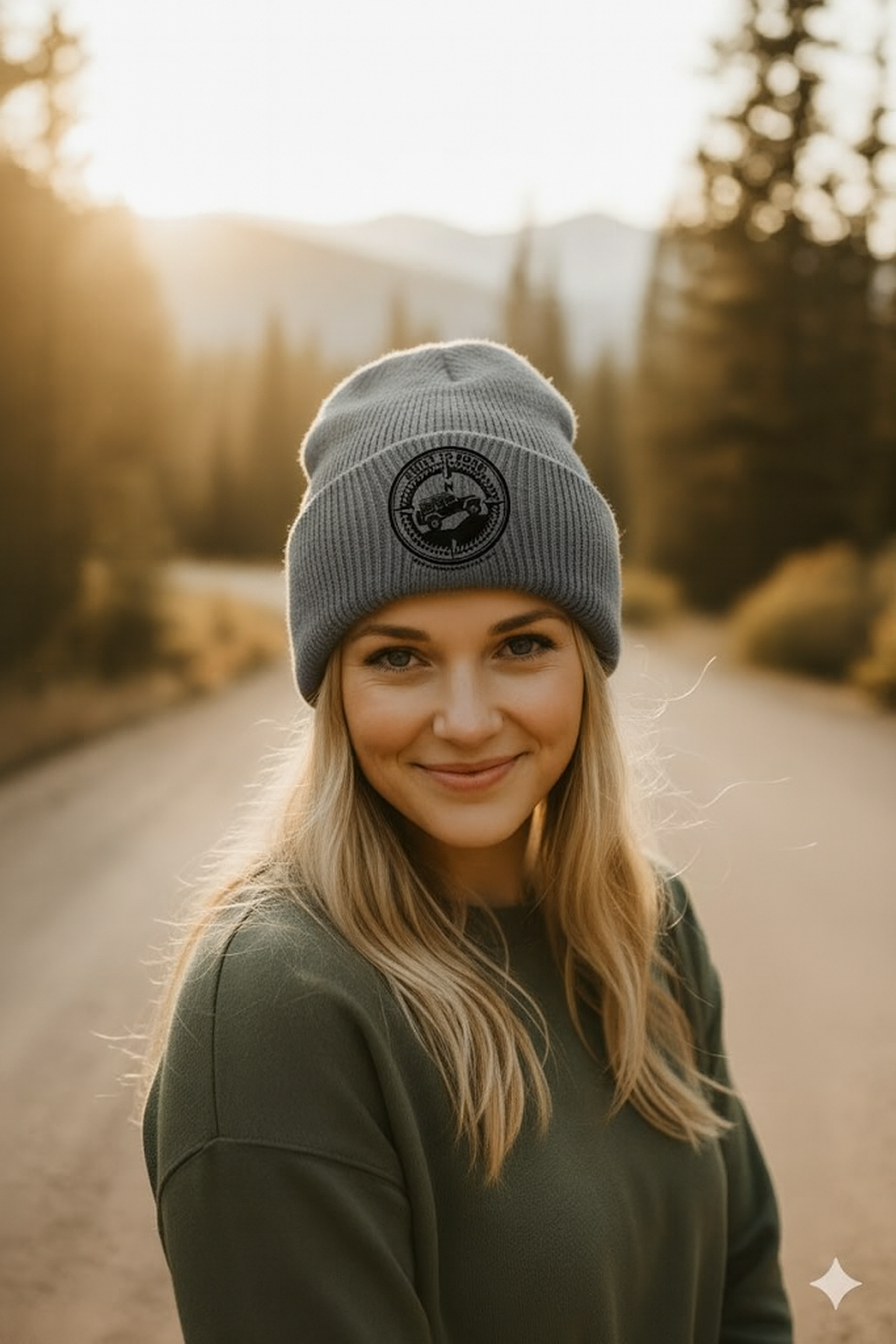 "Built to Roam" Mogul Cuffed Beanie (Customizable)