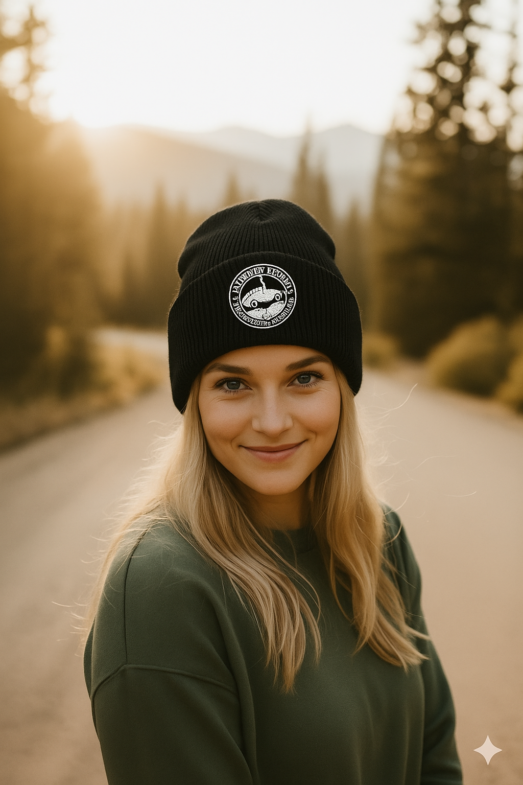 "Built to Roam" Mogul Cuffed Beanie (Customizable)