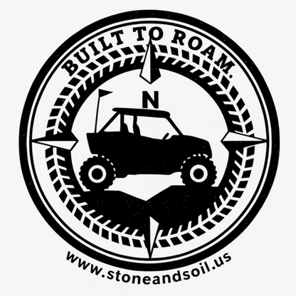 "Built to Roam" Trucker Hat - Stone and Soil