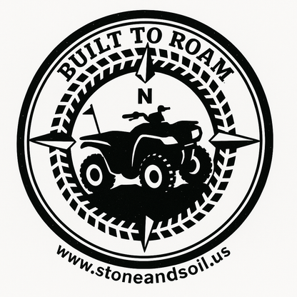 "Built to Roam" Trucker Hat - Stone and Soil